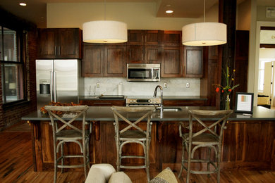 Kitchen - contemporary kitchen idea in Other