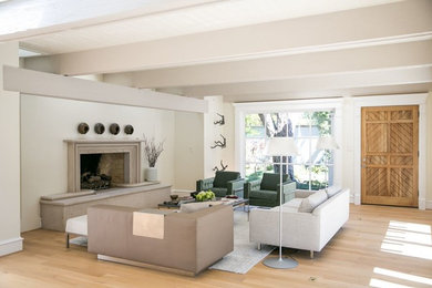 Inspiration for a contemporary living room remodel in Dallas
