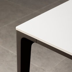 Minimalist Table &ndash; Innovation S - White/ Bronze - Dining Tables