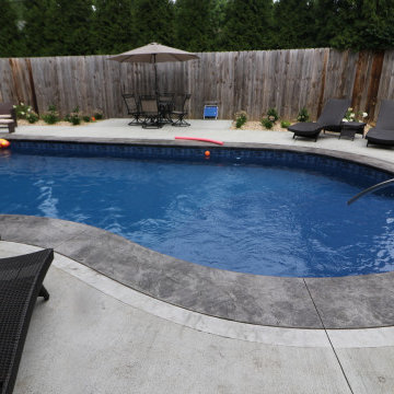 Flatback Kidney Build - Vinyl Liner Inground Pool