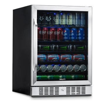 Newair ABR-1770 Built-In, Stainless Steel, 177 Can Beverage Refrigerator