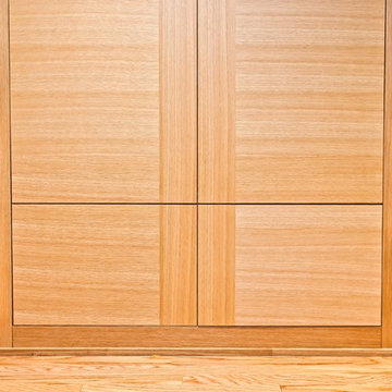 Entertainment Center: Rift Cut White Oak