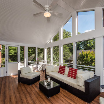 Kensington, MD Cathedral-Ceiling Screened Porch
