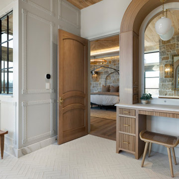 Luxury Bronze Shower Doors for Minnesota Custom Home