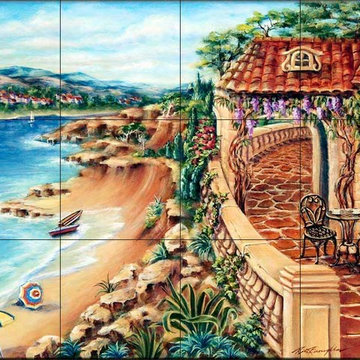 Rita Broughton - Kitchen Backsplash Tile Murals