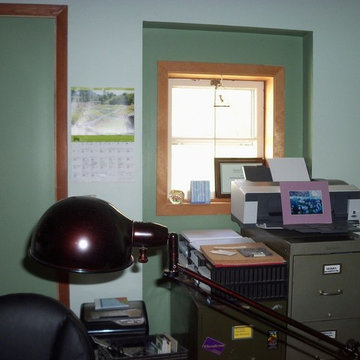 Office makeover, before and afters