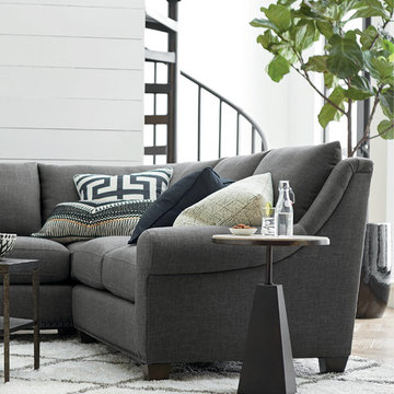 American Casual Ellery Large L-Shaped Sectional by Bassett