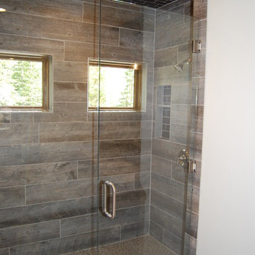 Solitude Resort Cabin - Master Bathroom shower