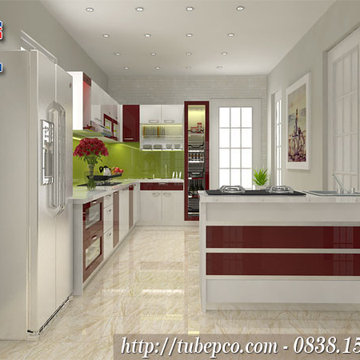 Lắp đặt tủ bếp, thiết kế thi công tủ bếp tại Tủ Bếp Xinh