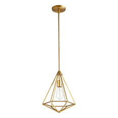 Bennett 1-Light Pendant, Aged Brass
