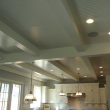 Beam layout for kitchen/living