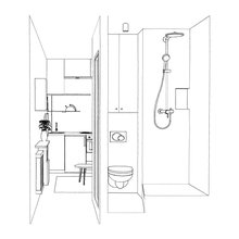 Plan chambre studio