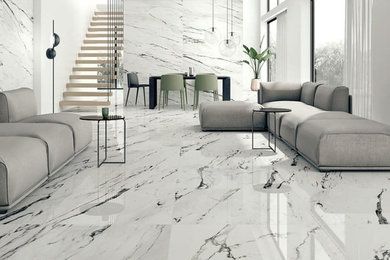 Family room - modern family room idea in Miami