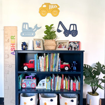Asher's "Construction Trucks" bedroom Reno