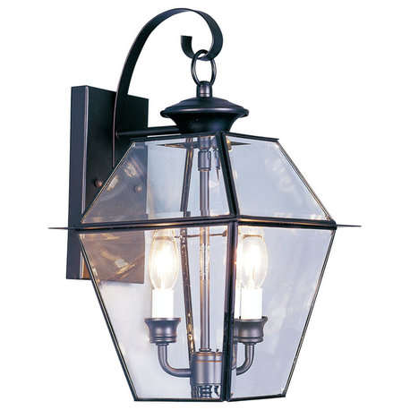 Westover Outdoor Wall Lantern, Black