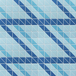 Artistic Pool Tile: Santorini Ribbon TR-SA-R - Mosaic Tile