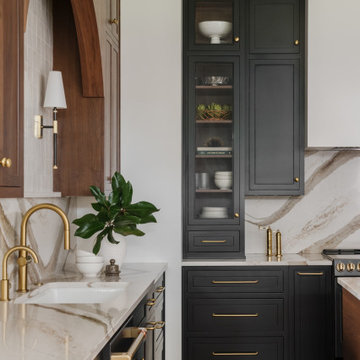 Allie Reed, Designer - Moody Walnut & Black Kitchen