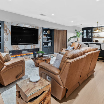 Luxury Complete Basement Transformation | Pittsburgh, PA
