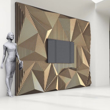 3D wooden wall panels by Zorka Furniture
