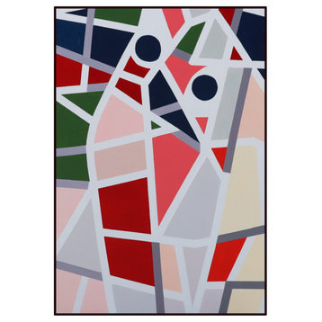 Hand-painted Geometric Oil Painting | Liang & Eimil Piet