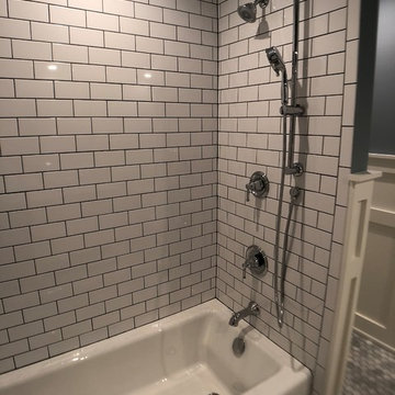 Panel walls bathroom,