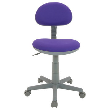 Deluxe Task Chair, Purple and Gray