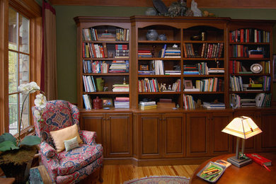Elegant home office photo in Charlotte