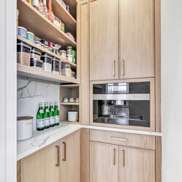 Euro Sawn Oak Contemporary Kitchen