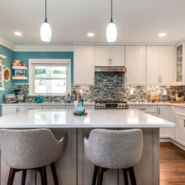 Colorful Kitchen Remodel