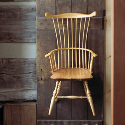 Traditional Comb Back Arm Chair - Dining Chairs