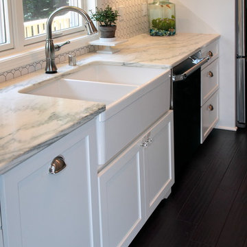 Wood countertop kitchen