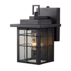Hardware House Small Square Lantern with Textured Black Finish