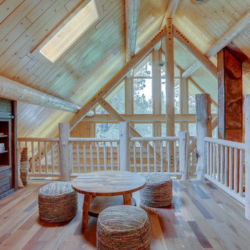 Built In Barn Wood Entertainment Center