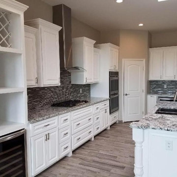 Whisper White Granite Kitchen