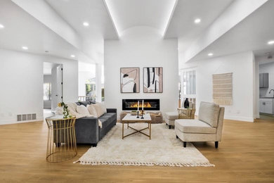 Example of a living room design in Seattle