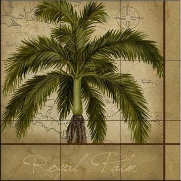 Tile Mural, Royal Palm by Matt Patterson