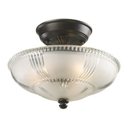 Elk Lighting - Elk Lighting Restoration Flush 66335-3 Semi Flush - Flush-mount Ceiling Lighting