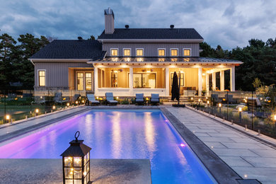 Inspiration for a pool remodel in Montreal