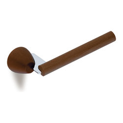 Secret Bath - Secret Bath, Small Towel Bar, Wood-Chrome, Testa Collection - Towel Bars