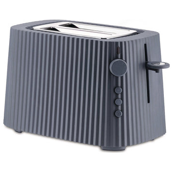 Alessi "Plisse" 2 Slice Toaster , Gray