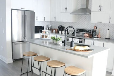 Kitchen - contemporary kitchen idea in Toronto