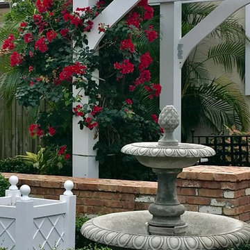 Fountain and Pergola