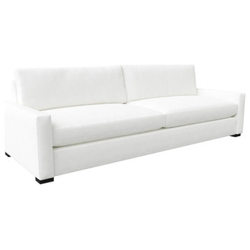 Nativa Interiors Revolution Sofa 105", Off White, Depth: Classic