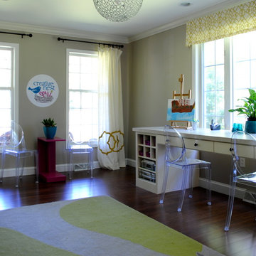Vibrant + Creative Craft Room