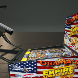 Keith Stone "Pinball Empire" 10.25 x 18" digital on aluminum 1/5 - Fine Art Prints