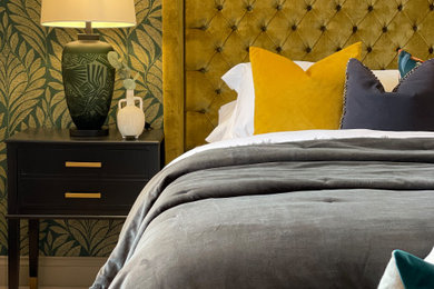 This is an example of a farmhouse bedroom in Kent.