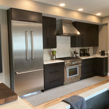 Contemporary Kitchen Remodel Done in Ebony