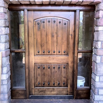 KNOTTY ALDER ENTRY DOOR
