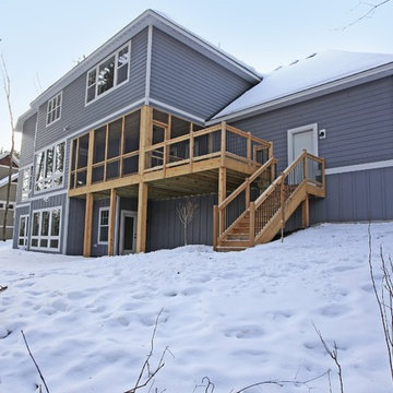 Elevated Deck  – Discover Crossing – Model Home