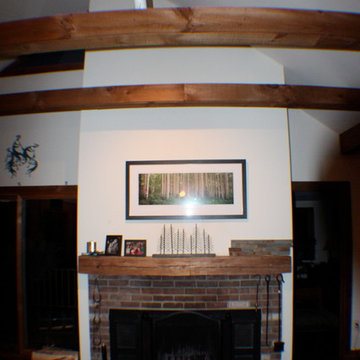 Stone Fireplace